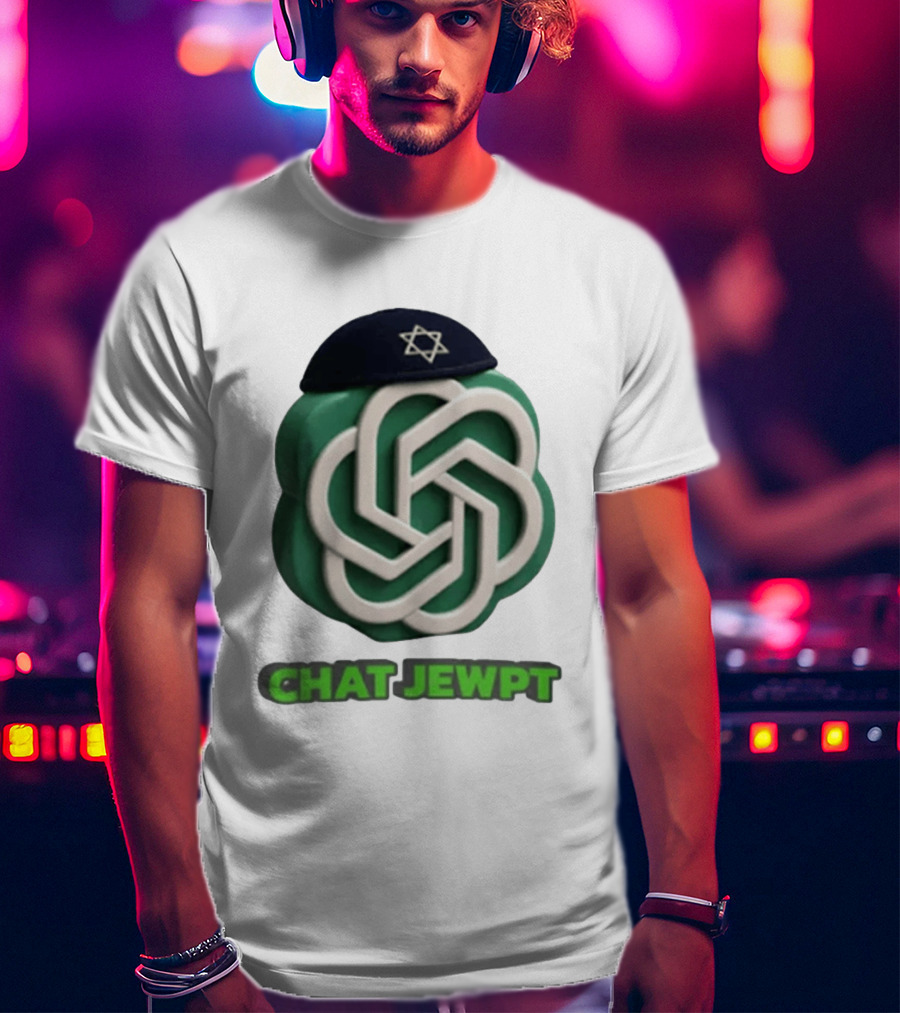 Chat JewPT Symbol With Star On Cap T-Shirt