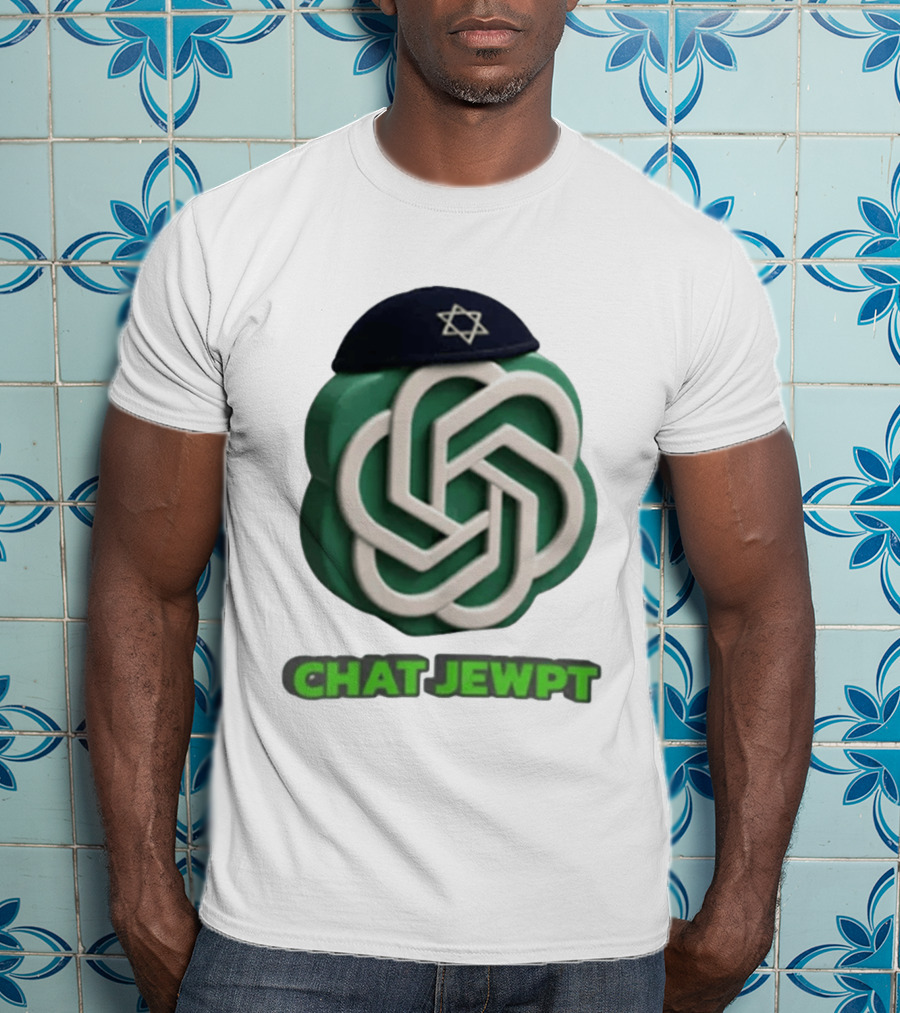 Chat JewPT Symbol With Star On Cap T-Shirt