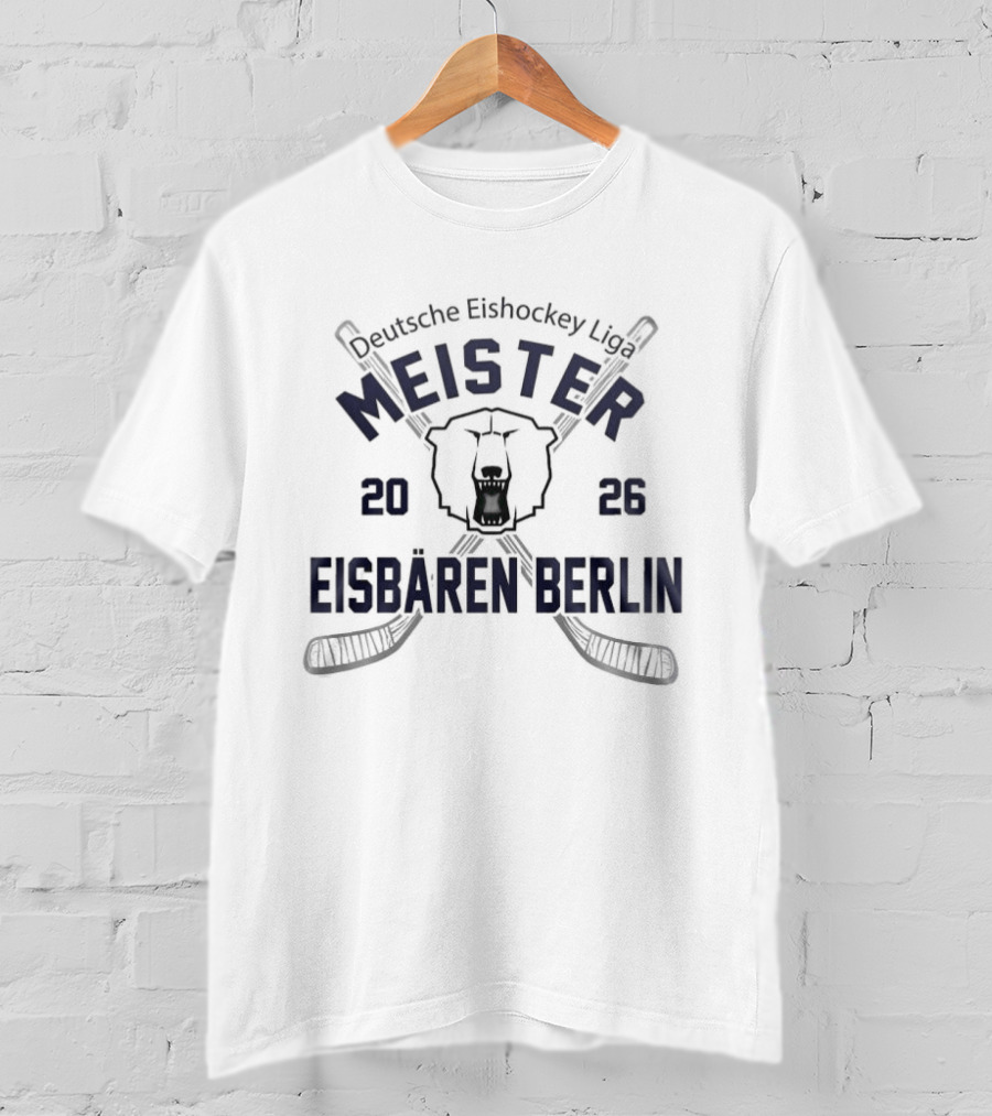 Eisbären Berlin Deutsche Eishockey Liga Meister 2026 T-Shirt
