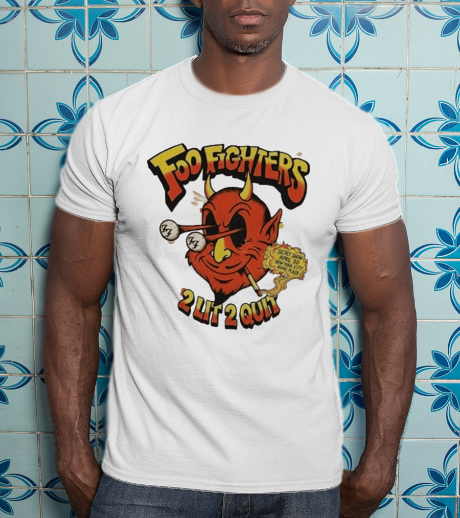 Foo Fighters 2 Lit 2 Quit Secret Show April 30 2026 Irving Plaza New York T-Shirt