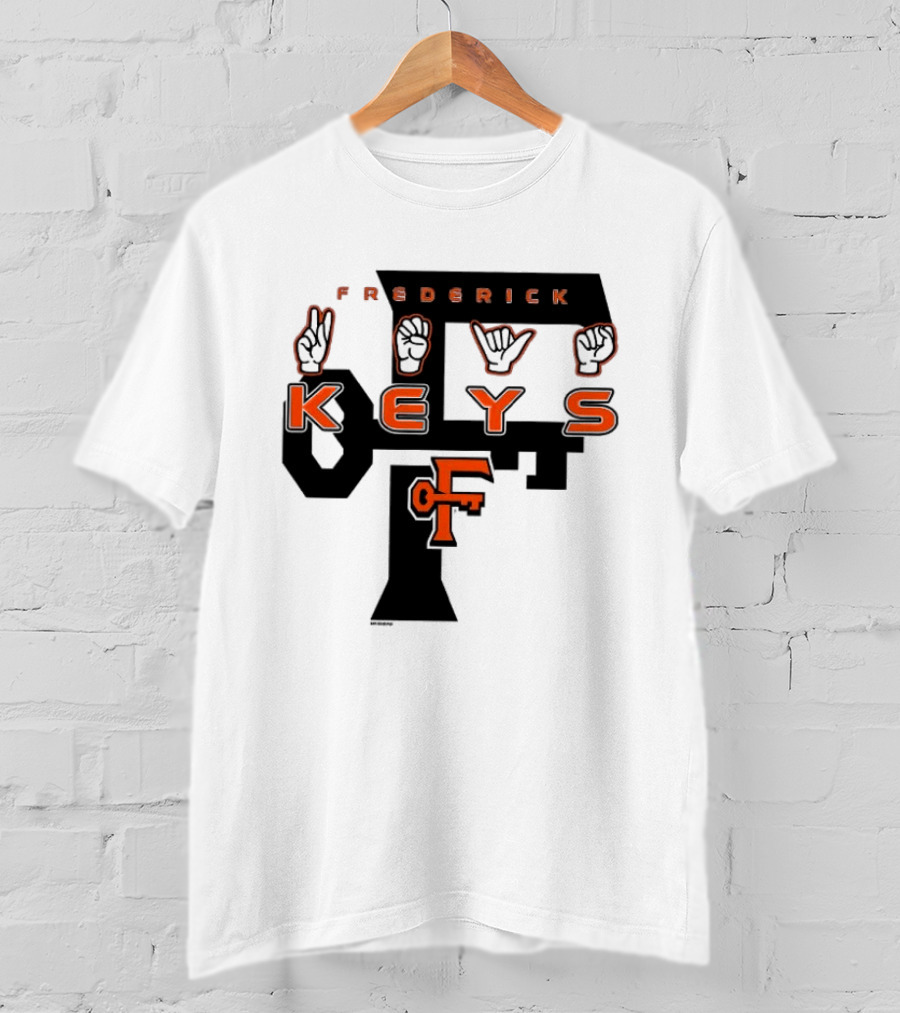 Frederick Keys Deaf Awareness 2026 Frederick Keys Logo Sign Language T-Shirt