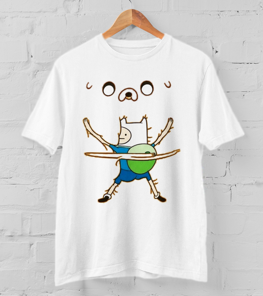 Adventure Time Finn And Jake Da Vinci T-Shirt