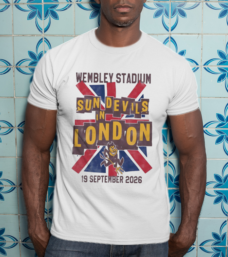 Wembley Stadium Sun Devils In London 19 September 2026 T-Shirt