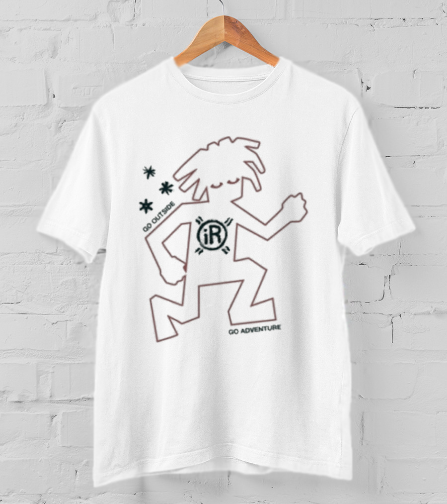 Isaiah Rashad Iba Hiking Supply Running Figure With Stars T-Shirt