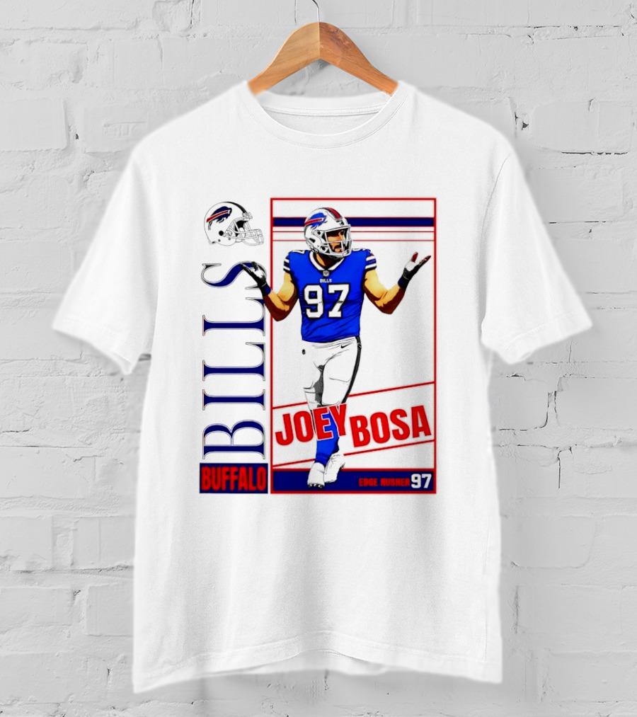 Joey Bosa Buffalo Bills Edge Rusher 97 NFL Football T-Shirt
