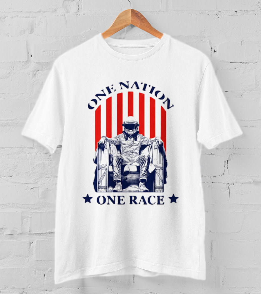 One Nation One Race Freedom 250 Grand Prix Racing Champion T-Shirt