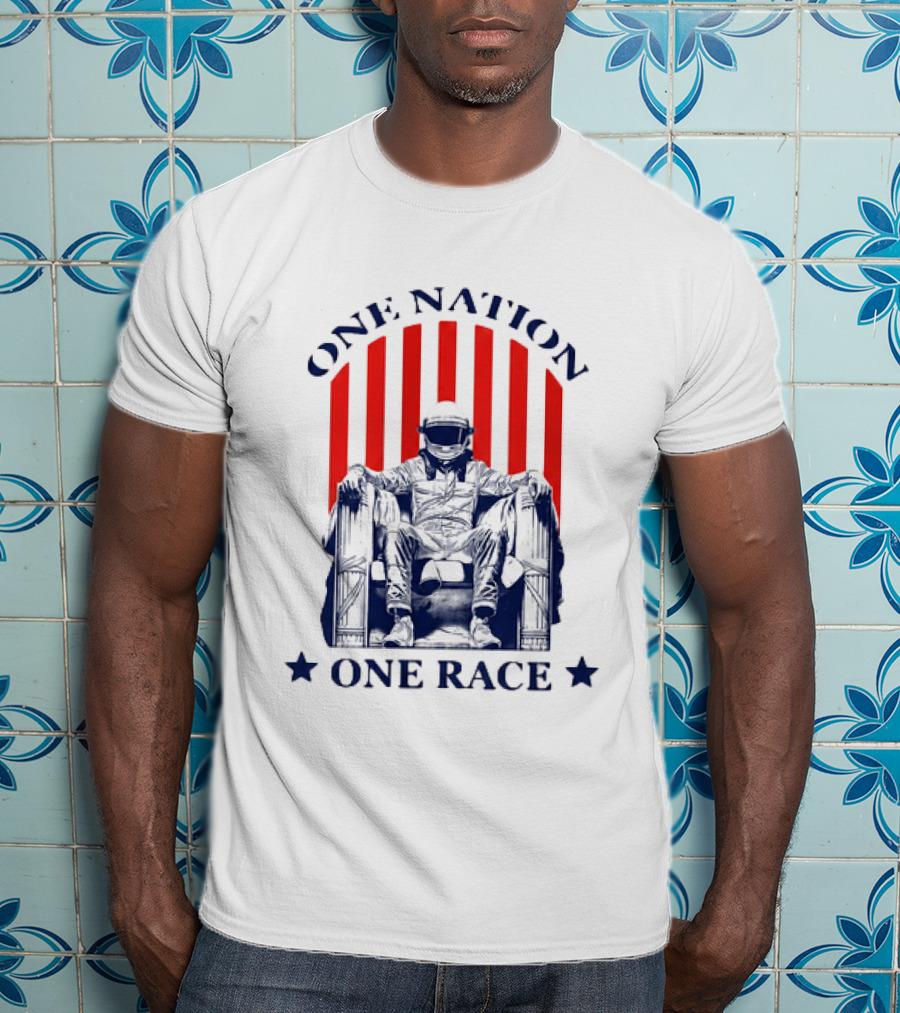 One Nation One Race Freedom 250 Grand Prix Racing Champion T-Shirt