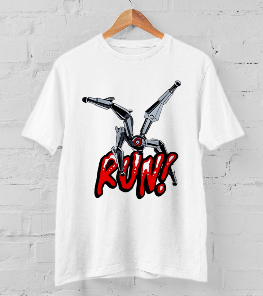 Robot Leaper ARC Raiders RUN Cyborg Invasion T-Shirt