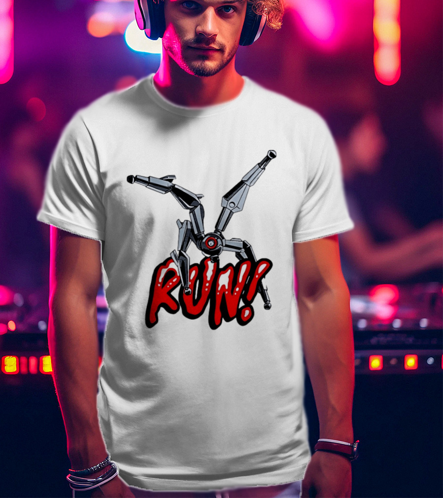 Robot Leaper ARC Raiders RUN Cyborg Invasion T-Shirt