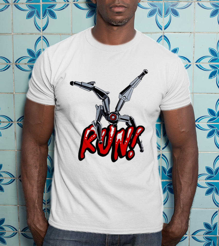 Robot Leaper ARC Raiders RUN Cyborg Invasion T-Shirt
