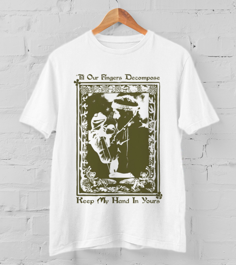 Noah Kahan Kermit The Frog 'Til Our Fingers Decompose Keep My Hand In Yours T-Shirt