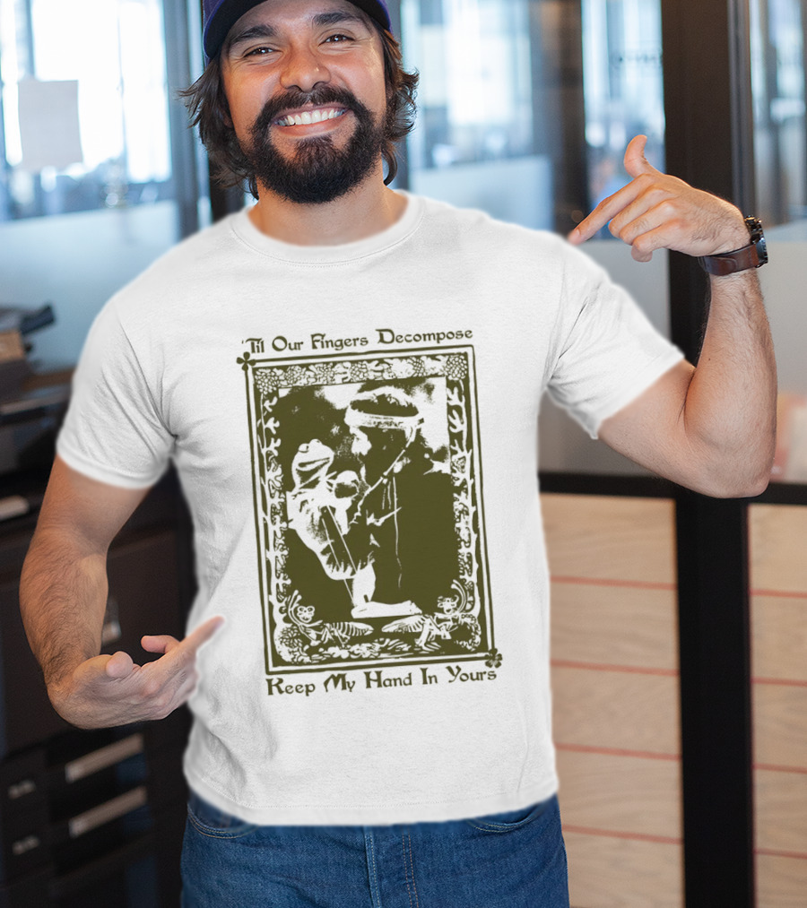 Noah Kahan Kermit The Frog 'Til Our Fingers Decompose Keep My Hand In Yours T-Shirt