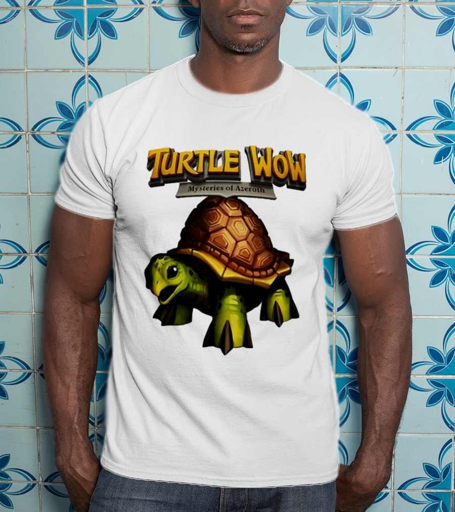 Turtle WoW Mysteries Of Azeroth Tortoise Adventure T-Shirt
