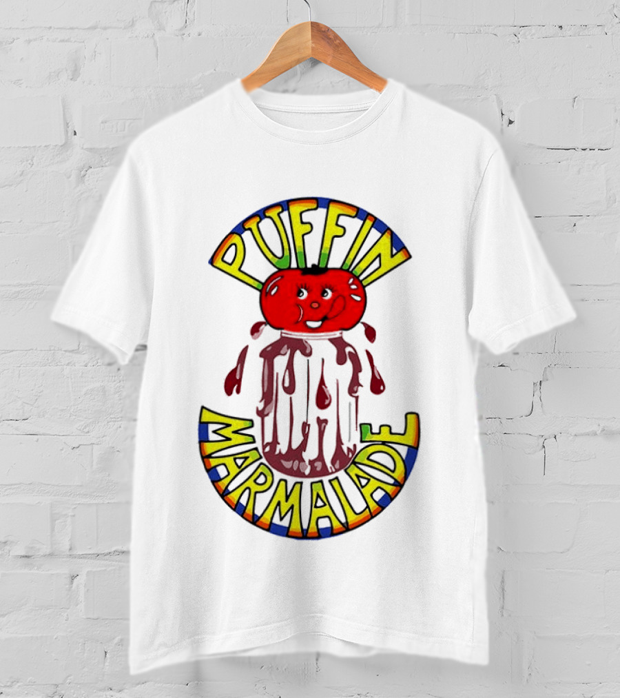 Puffin Marmelade Tomato Jam Zwei Asse Trumpfen Auf T-Shirt