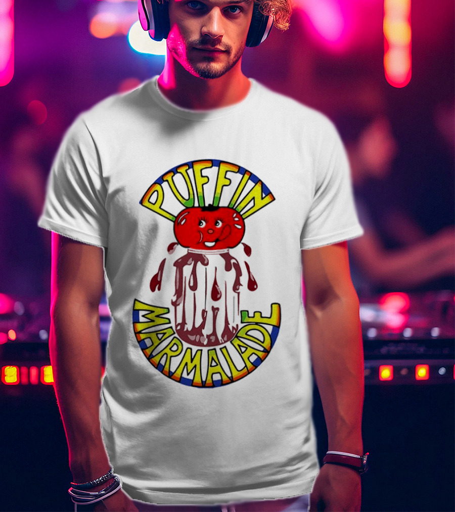 Puffin Marmelade Tomato Jam Zwei Asse Trumpfen Auf T-Shirt