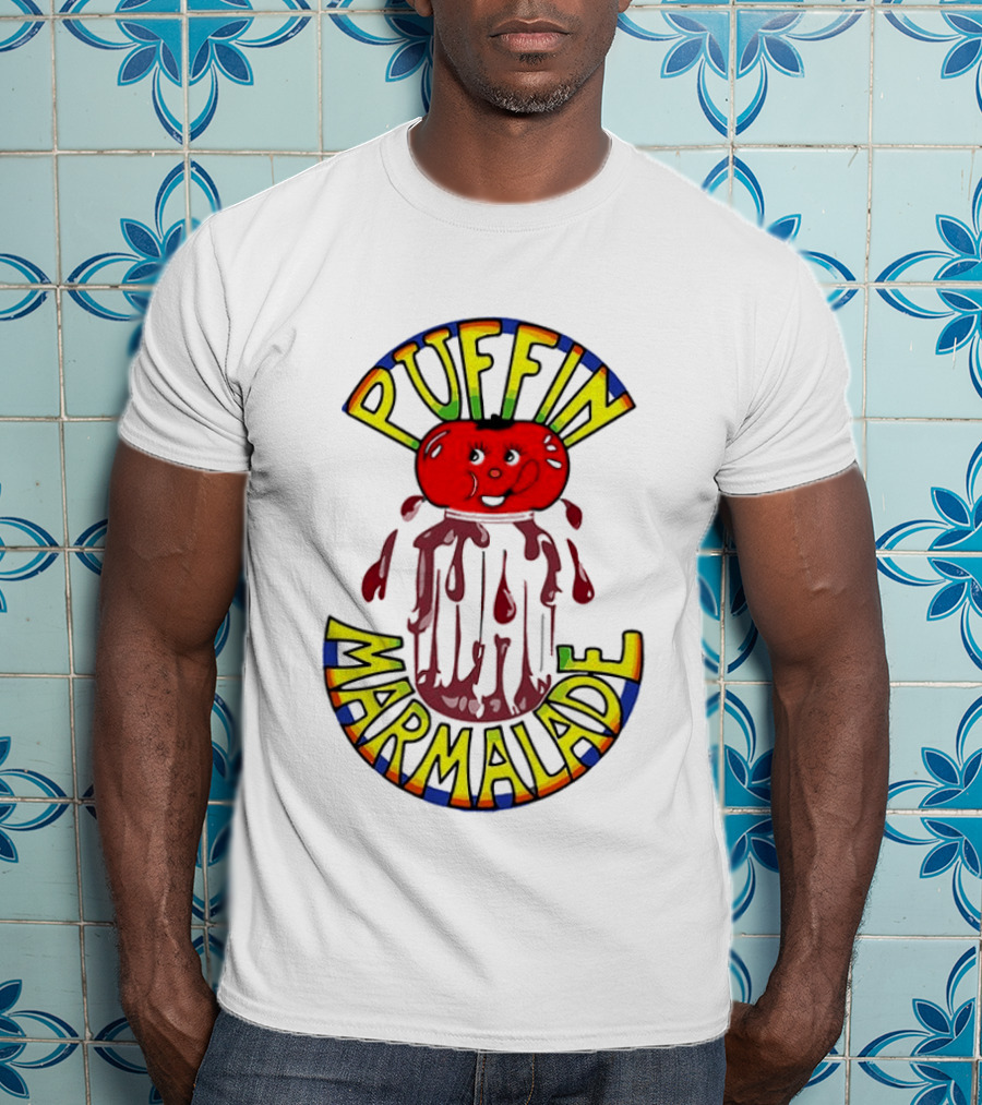 Puffin Marmelade Tomato Jam Zwei Asse Trumpfen Auf T-Shirt