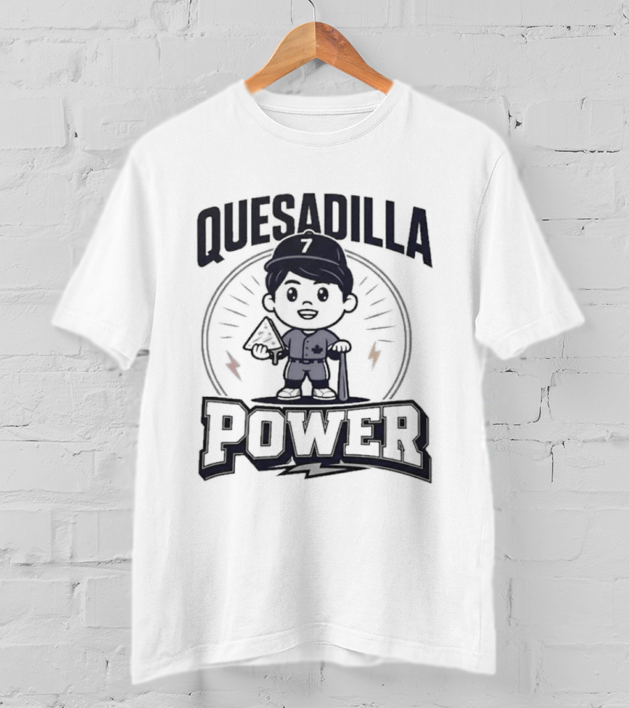 Quesadilla Power Kazuma Okamoto Chibi Toronto Blue Jays Baseball Fan T-Shirt