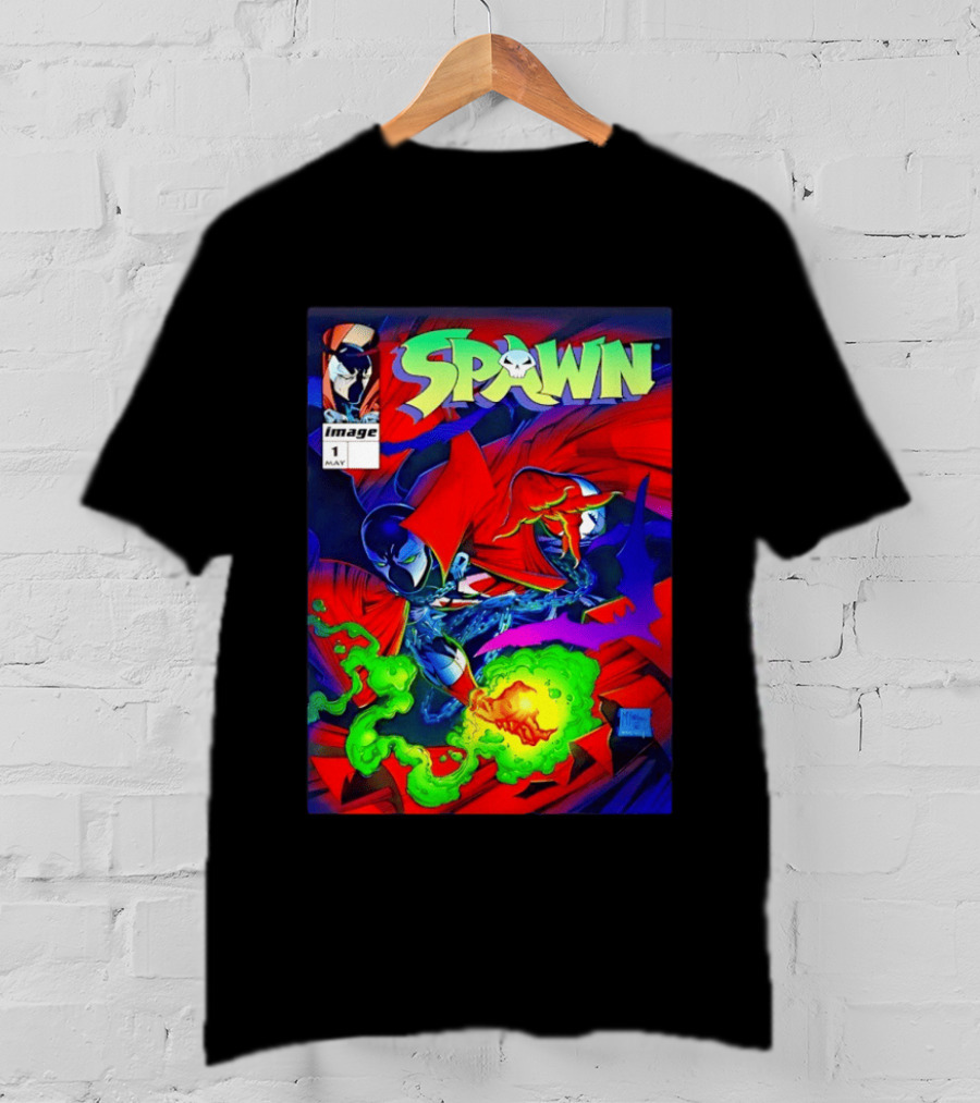 Spawn Image Comics May Issue 1 Albert Al Simmons 1992 T-Shirt