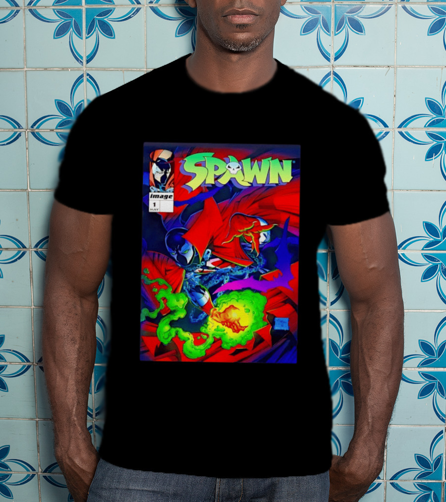 Spawn Image Comics May Issue 1 Albert Al Simmons 1992 T-Shirt