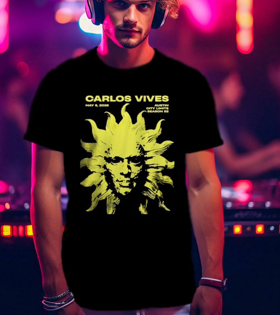 Carlos Vives May 6 2023 Austin City Limits Music Festival Austin TX Season 52 T-Shirt