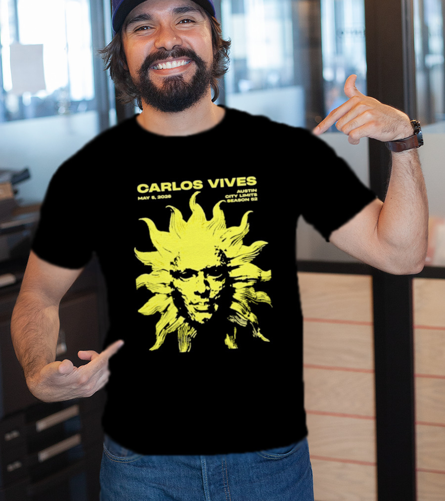 Carlos Vives May 6 2023 Austin City Limits Music Festival Austin TX Season 52 T-Shirt