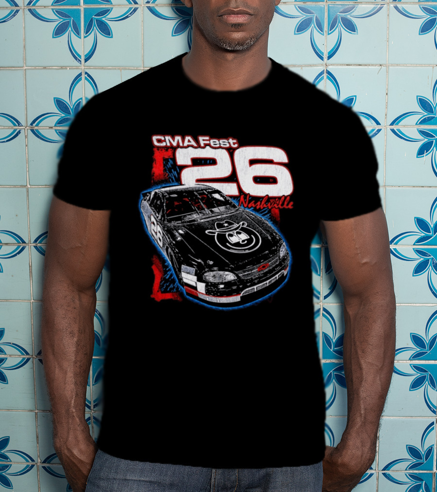 CMA Fest 26 Race Car Nashville 2026 T-Shirt