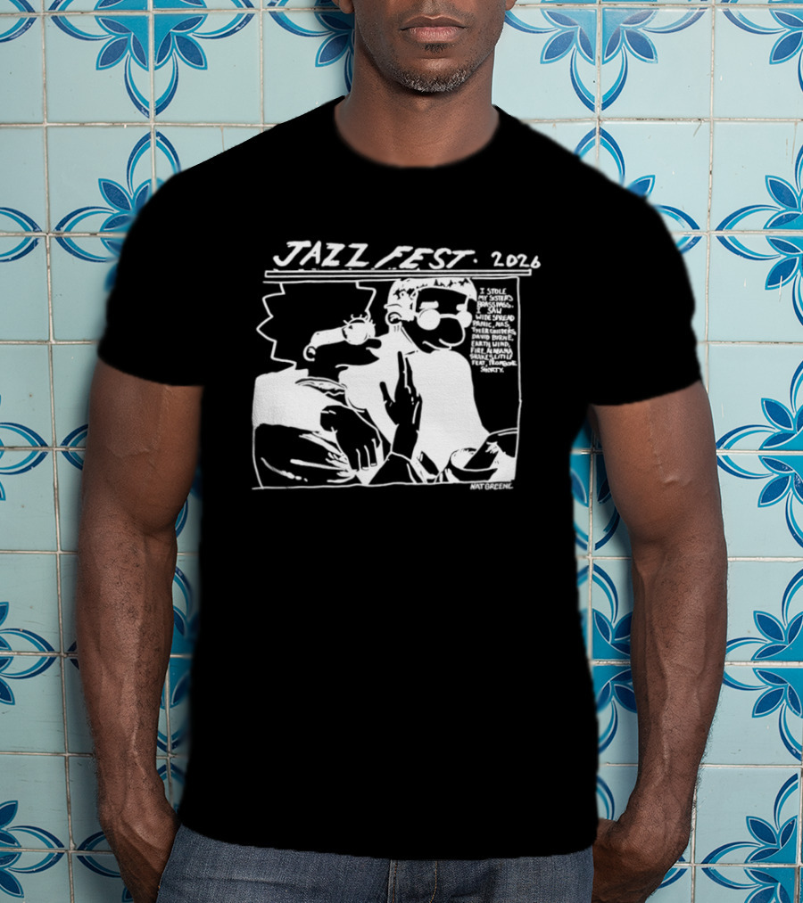 Jazz Fest 2026 I Stole My Sister's Brassimos Saw Widespread Panic T-Shirt