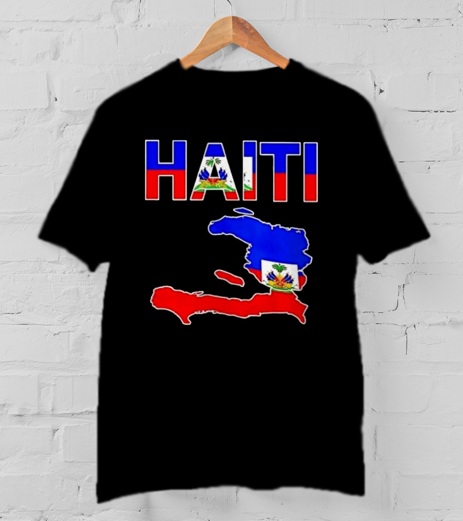 Haiti Flag Day 2026 Map Flag Haitian Pride Celebration T-Shirt