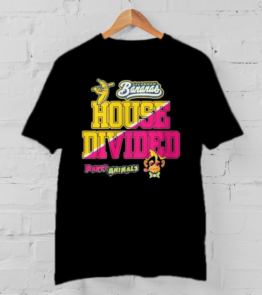 Savannah Bananas House Divided Party Animals T-Shirt