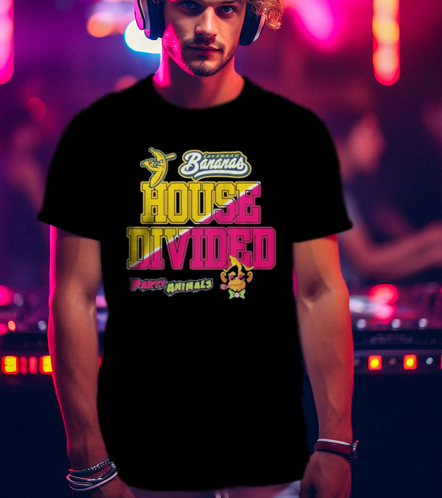 Savannah Bananas House Divided Party Animals T-Shirt