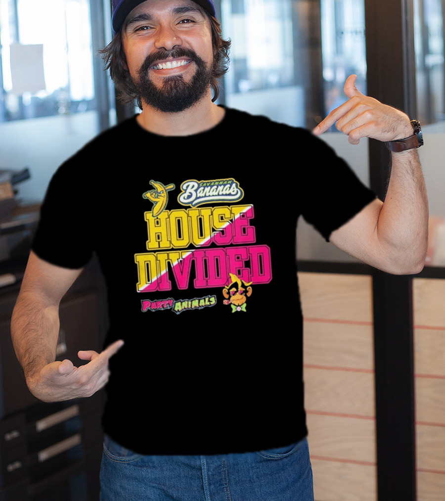 Savannah Bananas House Divided Party Animals T-Shirt