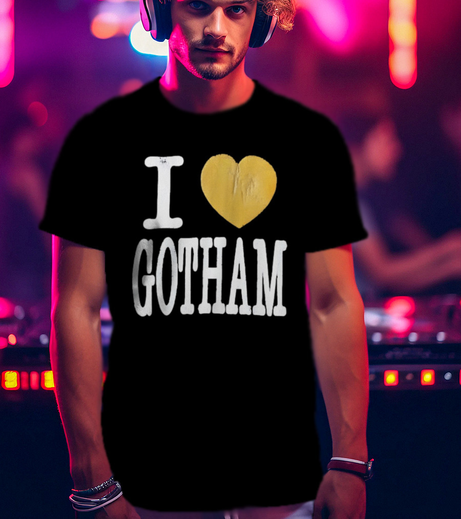 I Heart Gotham Golden Love T-Shirt