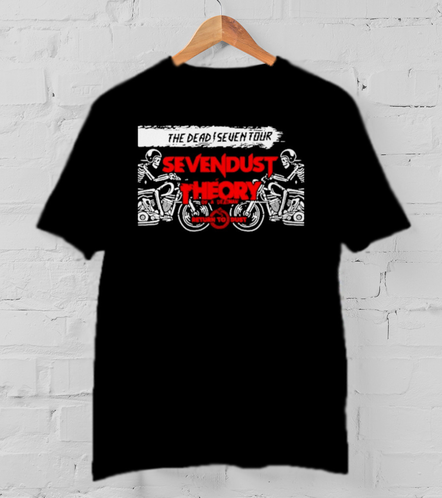 Sevendust Theory The Dead Seven Tour Return To Dust 2026 T-Shirt