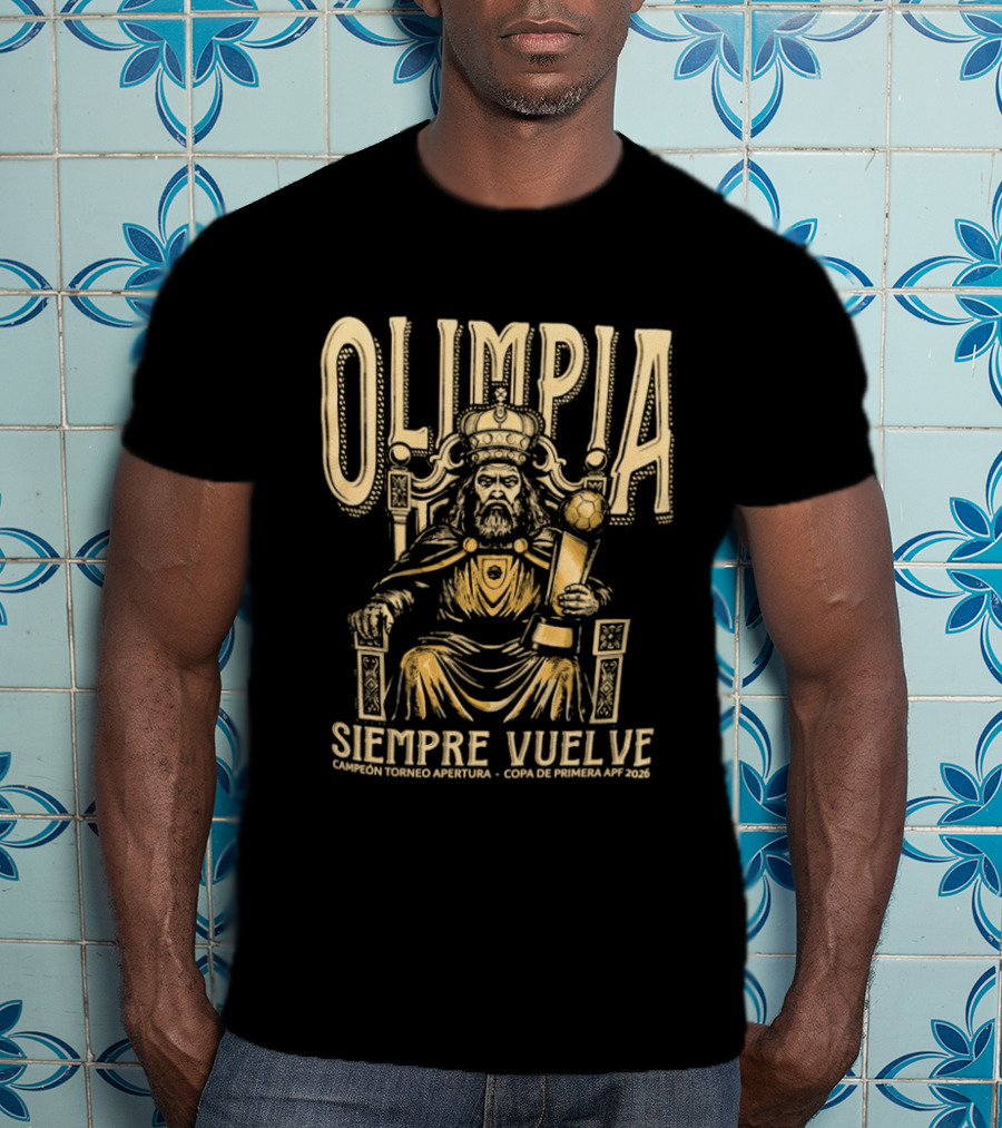 Olimpia Siempre Vuelve 48 Veces Campeón Copa 2026 T-Shirt