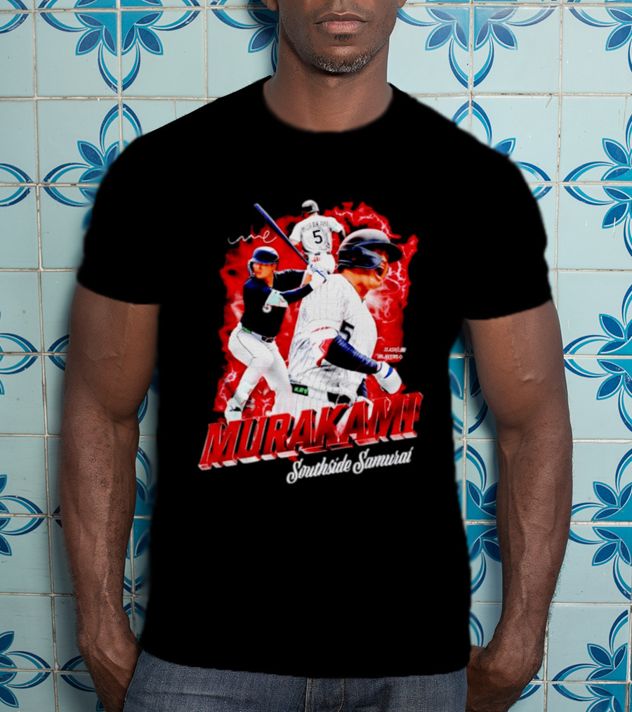 Munetaka Murakami Southside Samurai Baseball Players MLB Commendation T-Shirt
