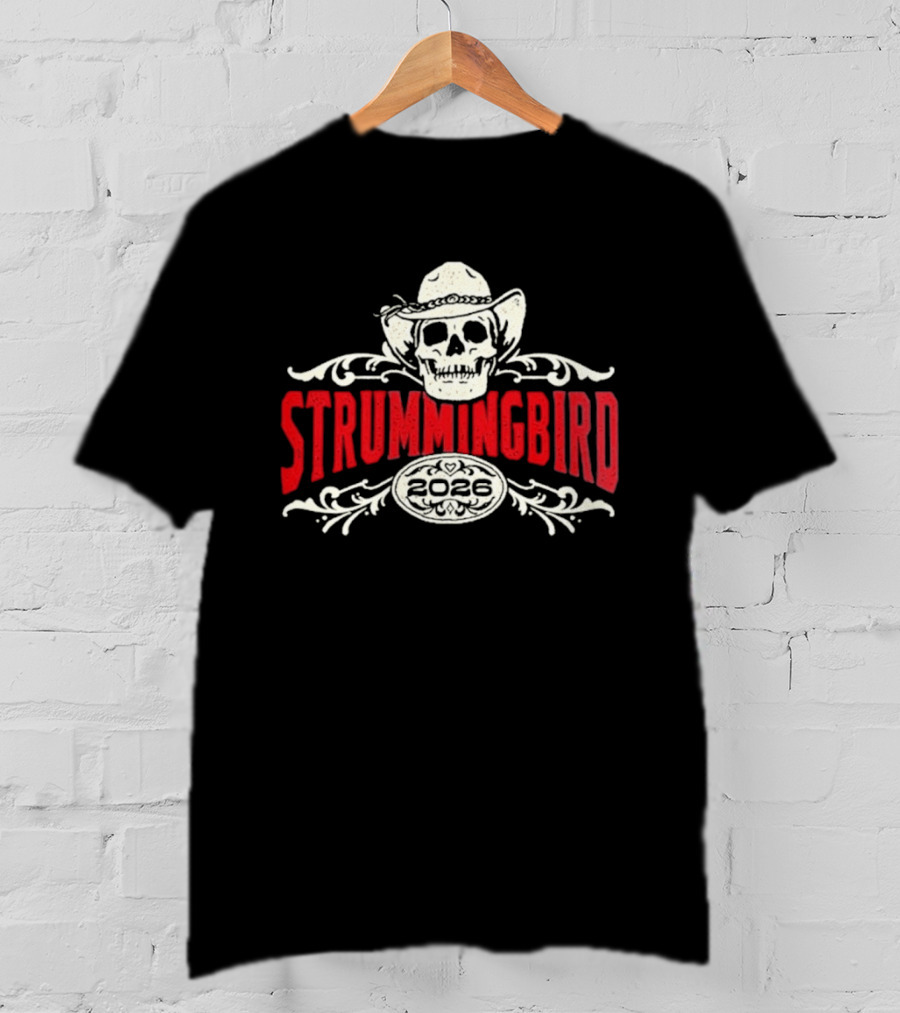 Strummingbird 2026 Festival Exclusive Australia October 17 18 Lineup Cowboy Skull T-Shirt