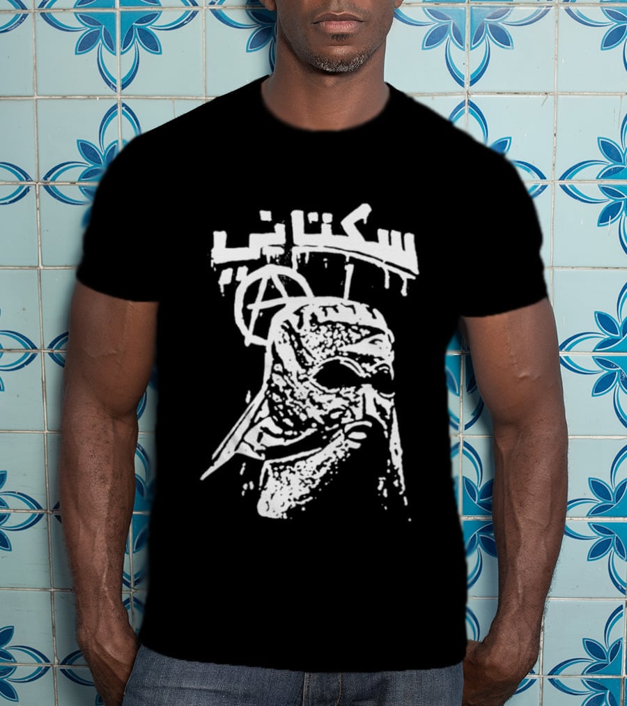 Sukatani Australian Tour 2026 Anarchy Symbol Masked Figure T-Shirt