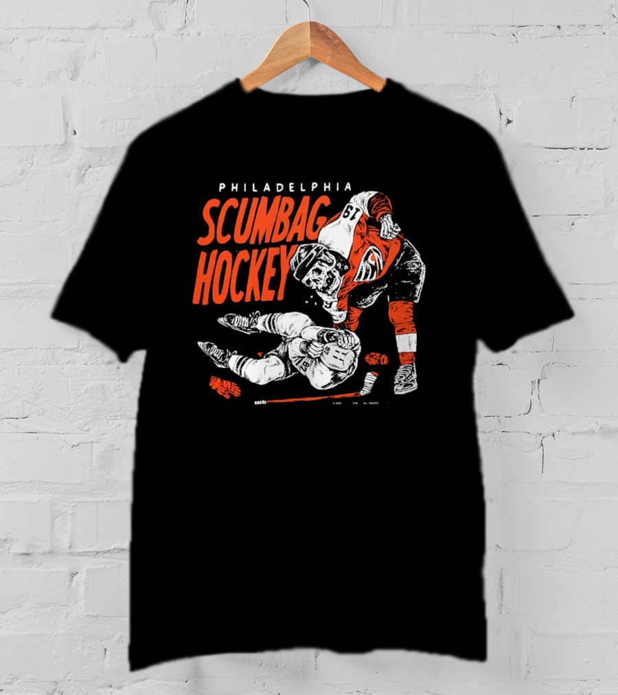 Philadelphia Scumbag Hockey Philadelphia Flyers T-Shirt