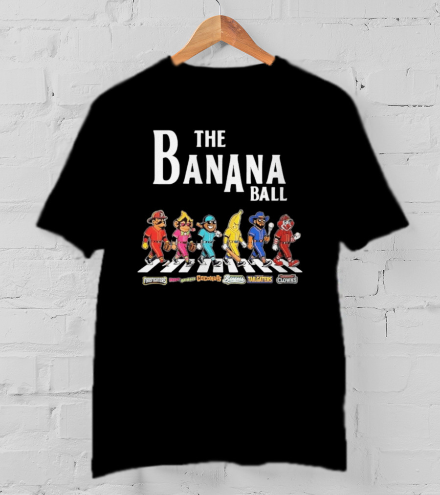 The Banana Ball Freestylers Party Animals Hooligans Bananas Tailgaters Clowns T-Shirt