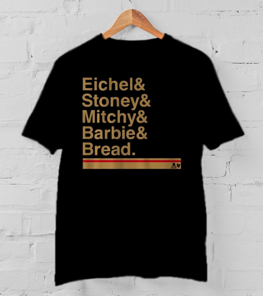 Vegas Hockey Eichel Stoney Mitchy Barbie Bread Ampersand List NHL T-Shirt