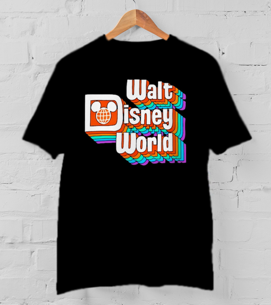Walt Disney World Retro Rainbow Mickey Ears T-Shirt