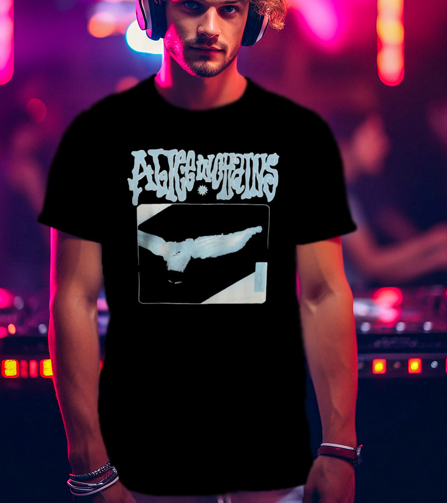 Alice In Chains X Ray Arm Elbow Skeleton Image T-Shirt