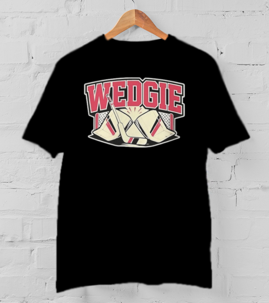 Avalanche Scott Wedgewood Wedgie Hockey Goalie Stick And Net T-Shirt