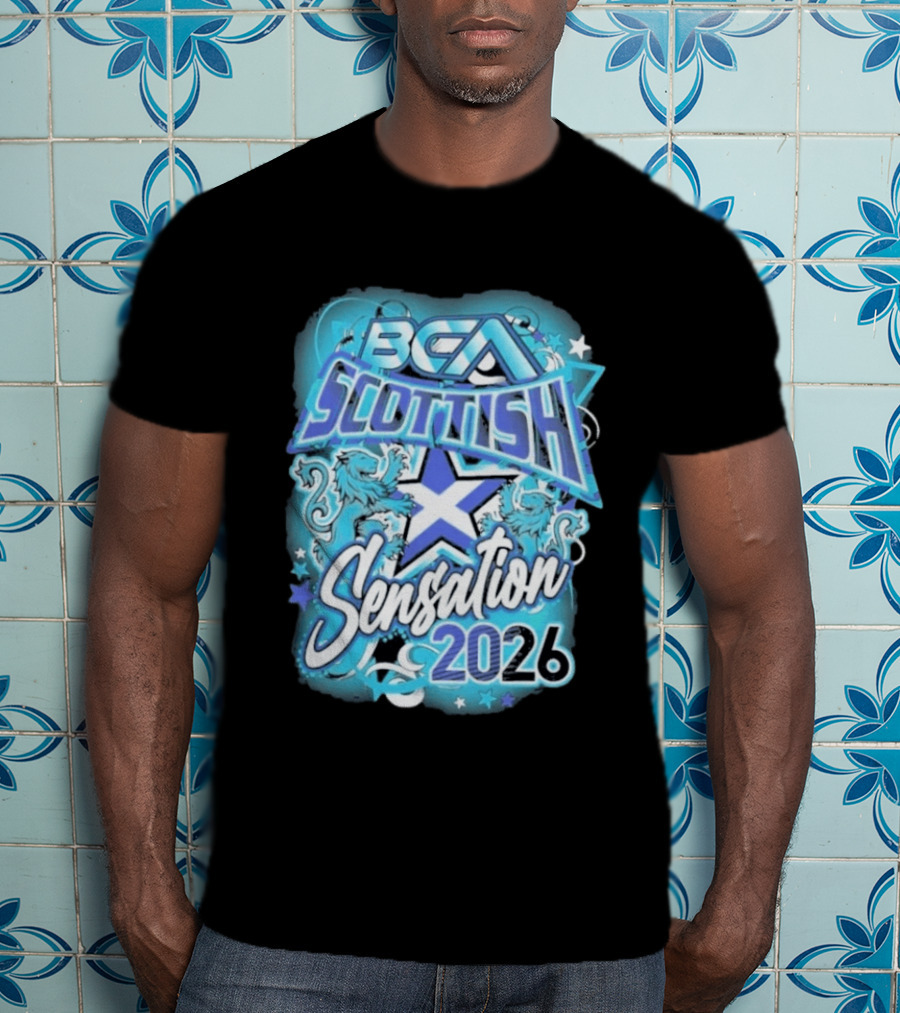 BCA Scottish Sensation 2026 Lions And Stars Competition T-Shirt