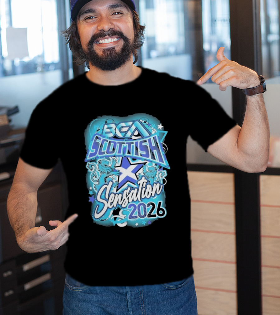 BCA Scottish Sensation 2026 Lions And Stars Competition T-Shirt