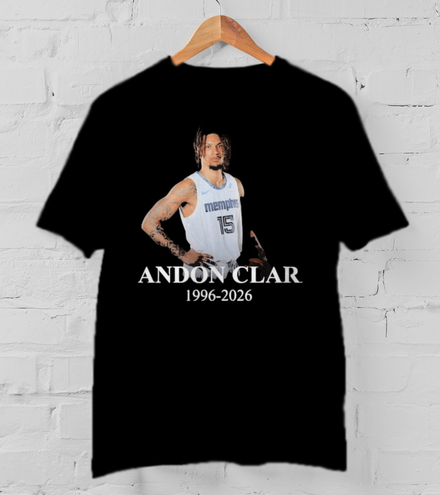 Andon Clar 1996 2026 Memphis 15 T-Shirt