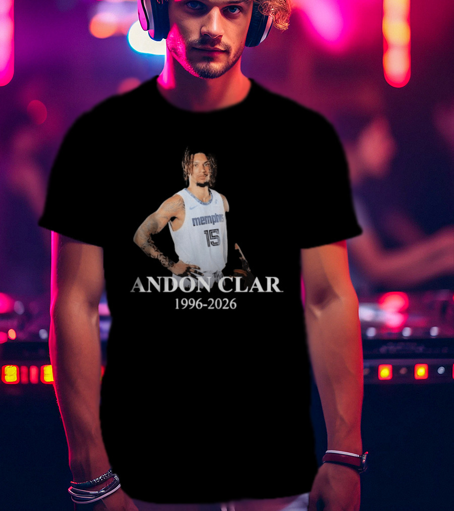 Andon Clar 1996 2026 Memphis 15 T-Shirt