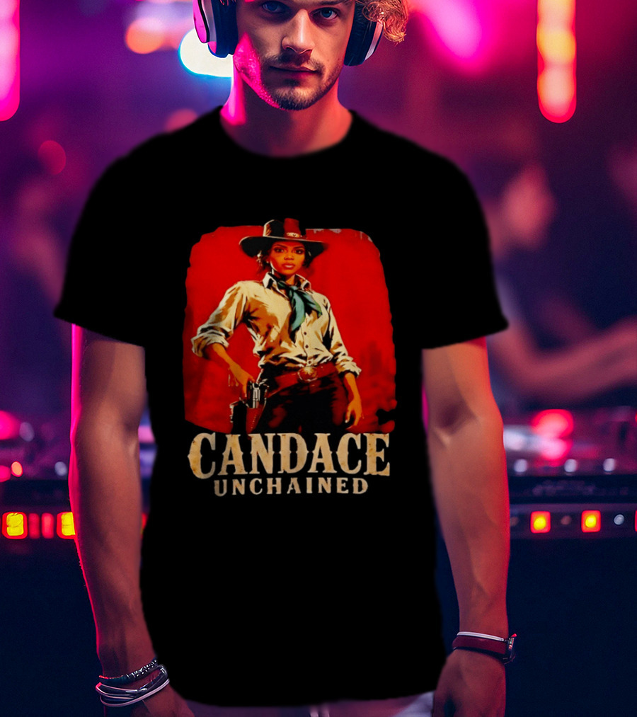 Candace Unchained Western Cowgirl T-Shirt