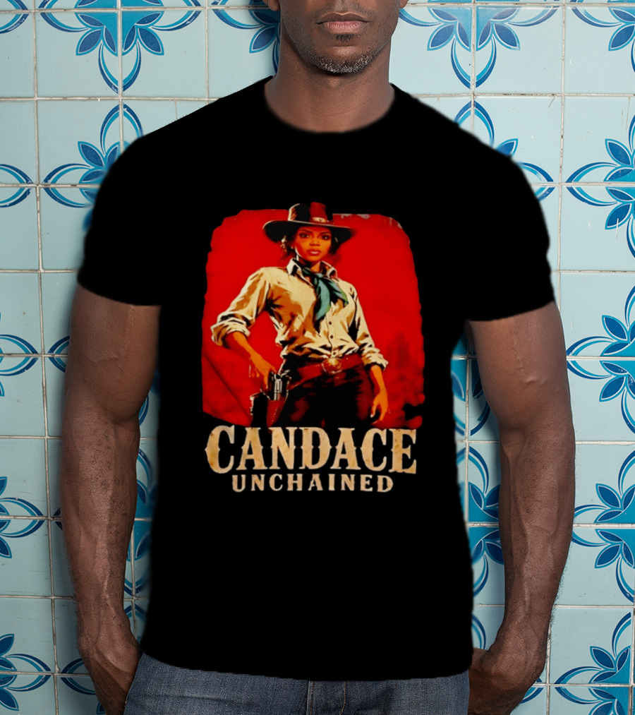 Candace Unchained Western Cowgirl T-Shirt