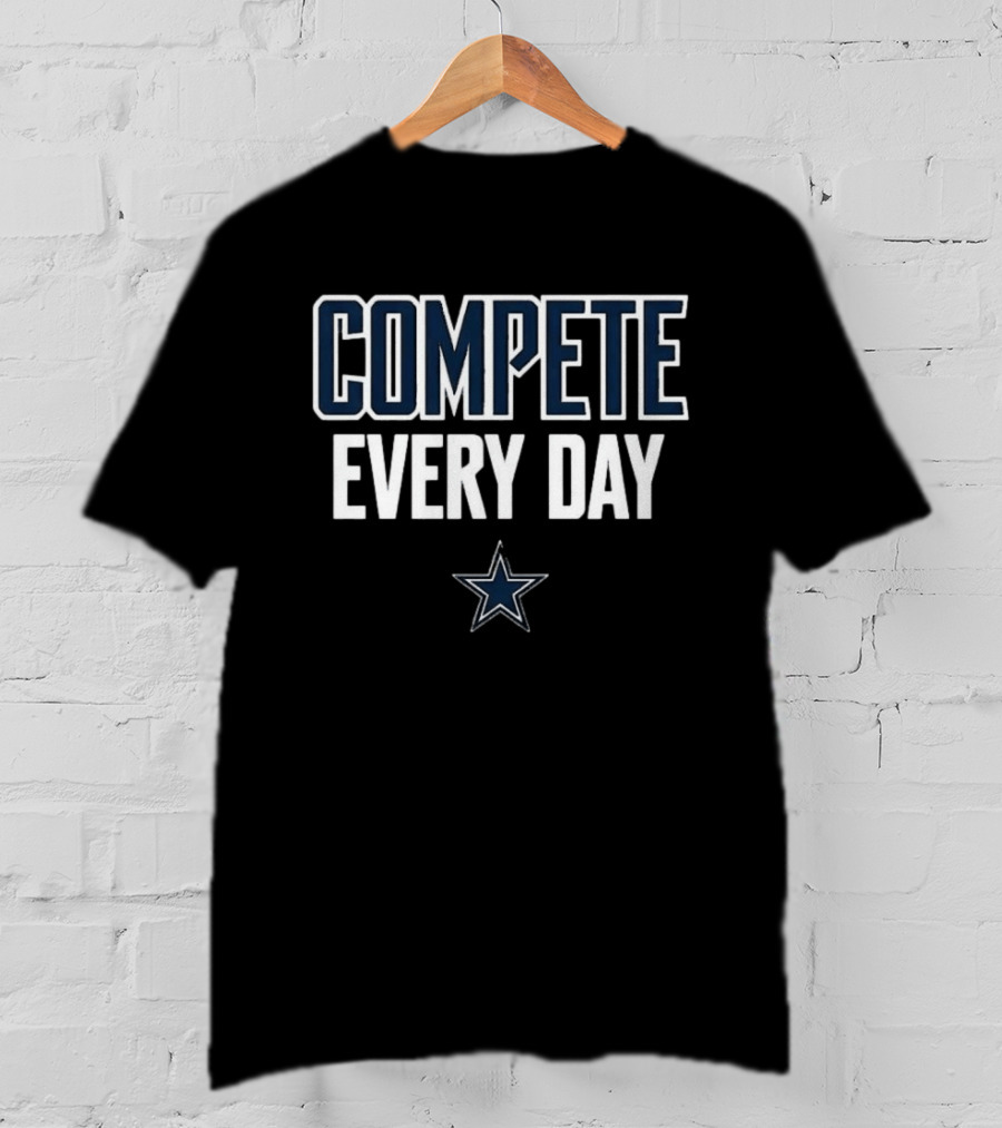 Compete Every Day Cowboys Star T-Shirt